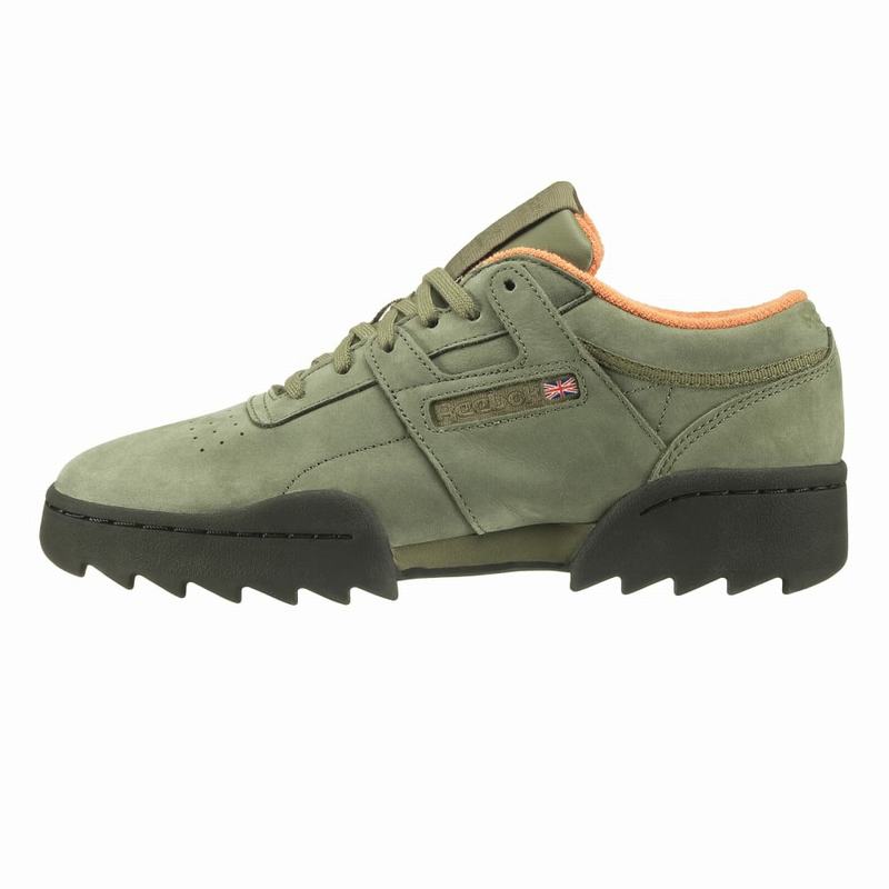 Tenisi Reebok Workout Ripple Og Dama Verzi/Portocalii/Negrii Romania LH1144XB